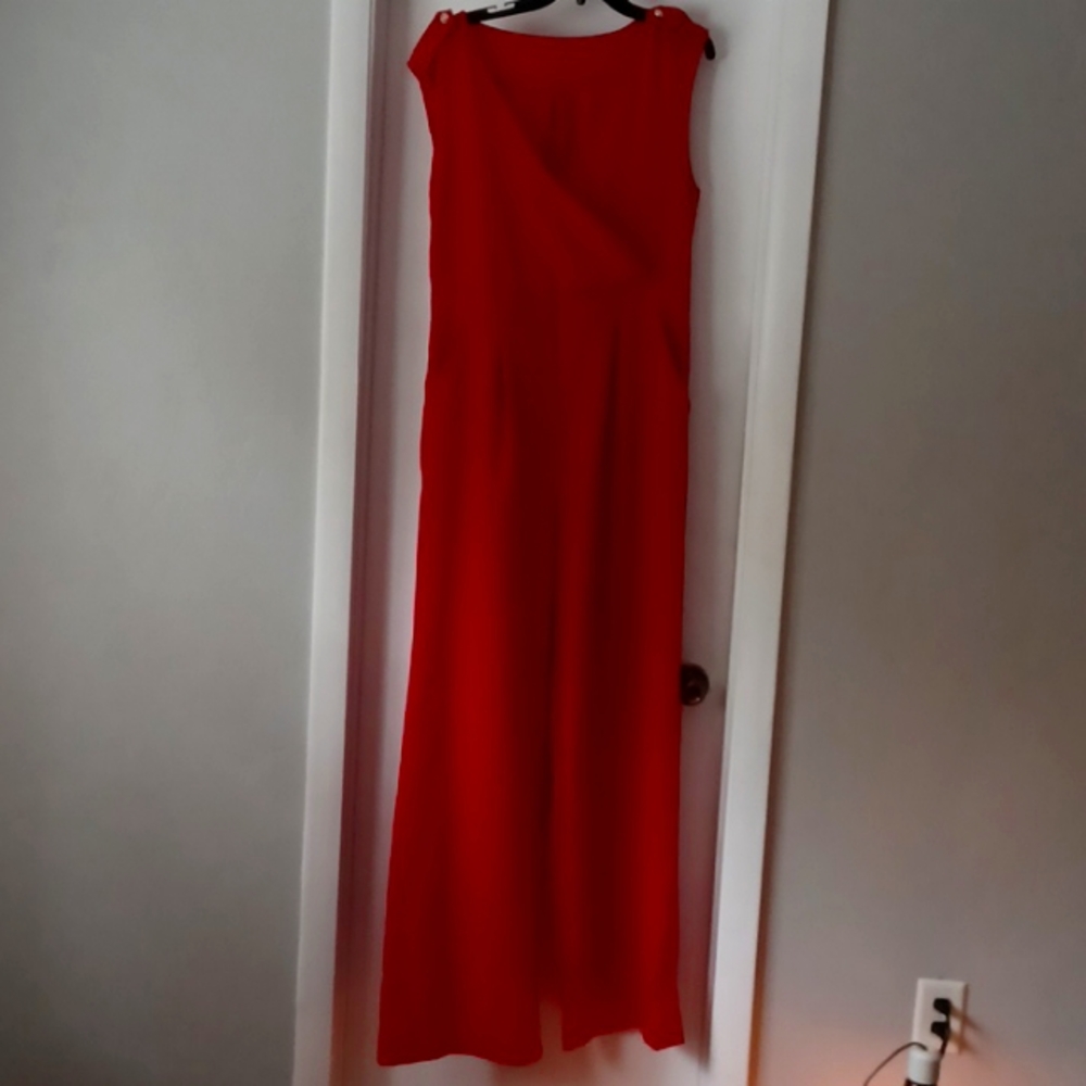Women's Red Jumpsuit
